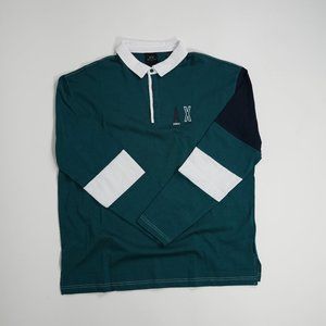 🔥 NWT Armani Exchange Sz. Large Green Long Shirt